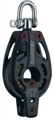 Black Magic Air Block 1 Scheibe mit Wirbel und Hundsfott 57 mm, 75 mm oder 100 mm