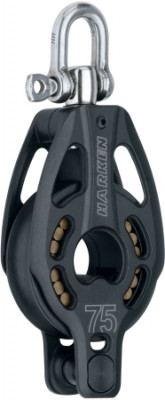 Black Magic Air Block 1 Scheibe mit Wirbel und Hundsfott 57 mm, 75 mm oder 100 mm