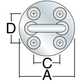 Harken Padeye 57 mm, nur 1 Stück auf Lager