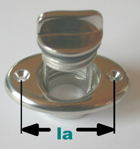Lenzstopfen Edelstahl