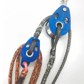 Allen Doppelblock 20 mm mit Hundsfott  Extreme High Load Blau