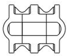 Allen Doppelblock 20 mm mit Hundsfott  Extreme High Load Blau