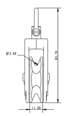 ALLEN PRO Ratchet Block 40 mm