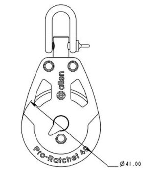 ALLEN PRO Ratchet Block 40 mm