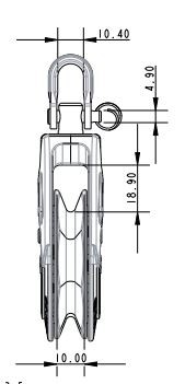 ALLEN PRO Ratchet Block 60 mm