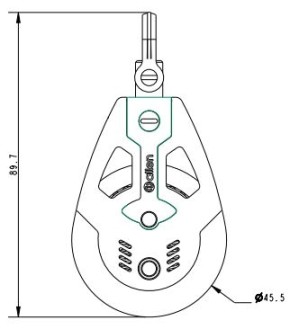 ALLEN X2 AUTO Ratchet Block 45 mm