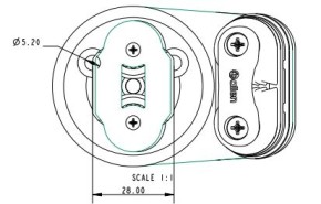 ALLEN 360° Wirbelklemme mit Führungsrollen - High Performance Swivel Cleat