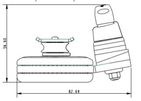 ALLEN 360° Wirbelklemme mit Führungsrollen - High Performance Swivel Cleat