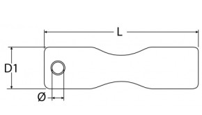Allen Leinenknochen - Verriegelungsknochen aus Aluminium