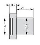 Zylinder-Kastenschloss von LAMP-SUGATSUNE