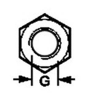 Muttern für Wantenspanner, Feingewinde