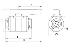 TRUDESIGN Kugelsperrventile Kunststoff