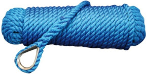 Superlene Ankerleine PP mit Kausche 10 - 12 mm