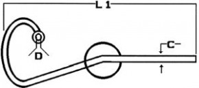 Sliphaken (Pelikanhaken) AISI 316 150 mm
