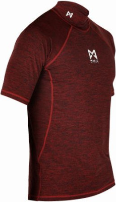 Magic Marine Cube Rash Shirt kurzärmlig Rot
