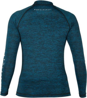 Magic Marine Cube Rash Shirt Ladies langärmlig Dark Blue Melee