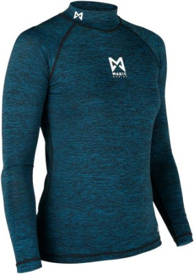 Magic Marine Cube Rash Shirt Ladies langärmlig Dark Blue Melee