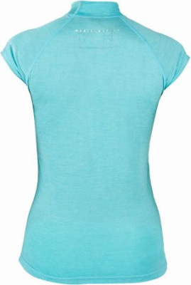 Magic Marine Cube Rash Shirt Ladies kurzärmlig, Blue Melee