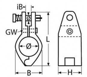 Rohrmittelstück, 2-teilig, Edelstahl