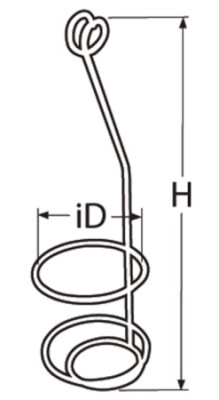 Beck´s Halter aus Edelstahl - Getränkehalter