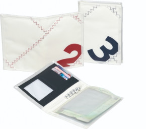 Segelstoff Sea Licence Brieftasche Marineblau