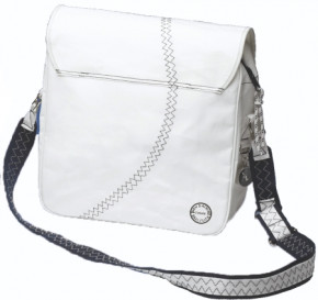 Segelstofftasche Dokumenten Schultertasche Sea Dream Marineblau