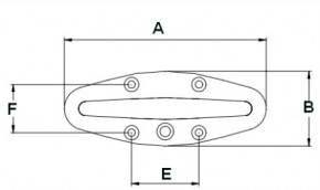 Versenkbare Edelstahlklampe -Pop-Up® Cleat