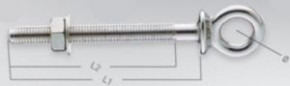 Augbolzen Edelstahl