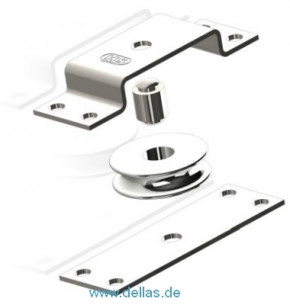 Liegeblock für max. 6 mm Draht, Gleitlager