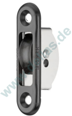 Einlassblock 8 mm kugelgelagert 1 Rolle Edelstahl oder Kunststoff