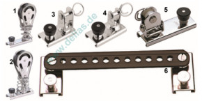 SPRENGER Rutscher mit Wirbel für 20 mm T-Profil-Schiene versch. Modelle 3