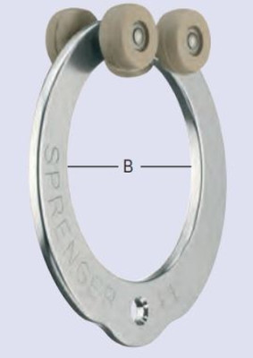 Schotring aus Edelstahl rostfrei