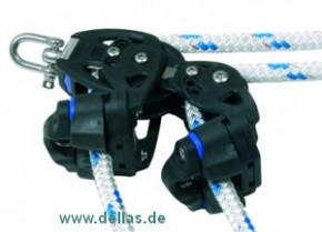 Seldén Gleitlagerblock PBB60 Tandemblock, 2-fach Klemme