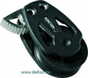 Seldén Gleitlagerblock PBB80 Liegeblock, 1 Rolle, mit Schnellverschluss