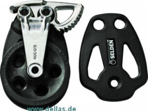 Seldén Gleitlagerblock PBB80 Liegeblock, 1 Rolle, mit Schnellverschluss