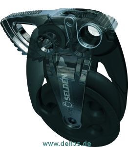 Seldén Gleitlagerblock PBB80 Liegeblock, 1 Rolle, mit Schnellverschluss