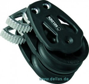 Seldén Gleitlagerblock PBB80 Liegeblock, 2 Rollen, mit Schnellverschluss