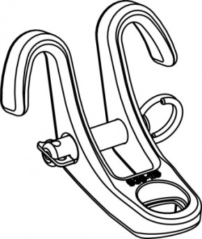 Reffhaken von Seldén zum Anschrauben