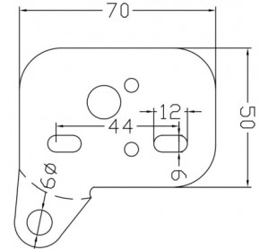 TyeTec®  Dead End Platte – Unterbau Curryklemme